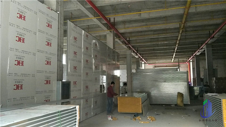 武漢凈化工程裝修現場