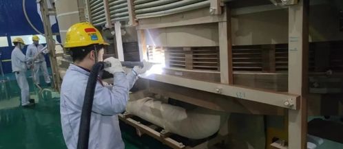 西電西變承制的隴東 山東 800千伏特高壓直流輸電工程慶陽換流站首臺產品總裝順利完成